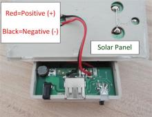 Connection to Solar Panel